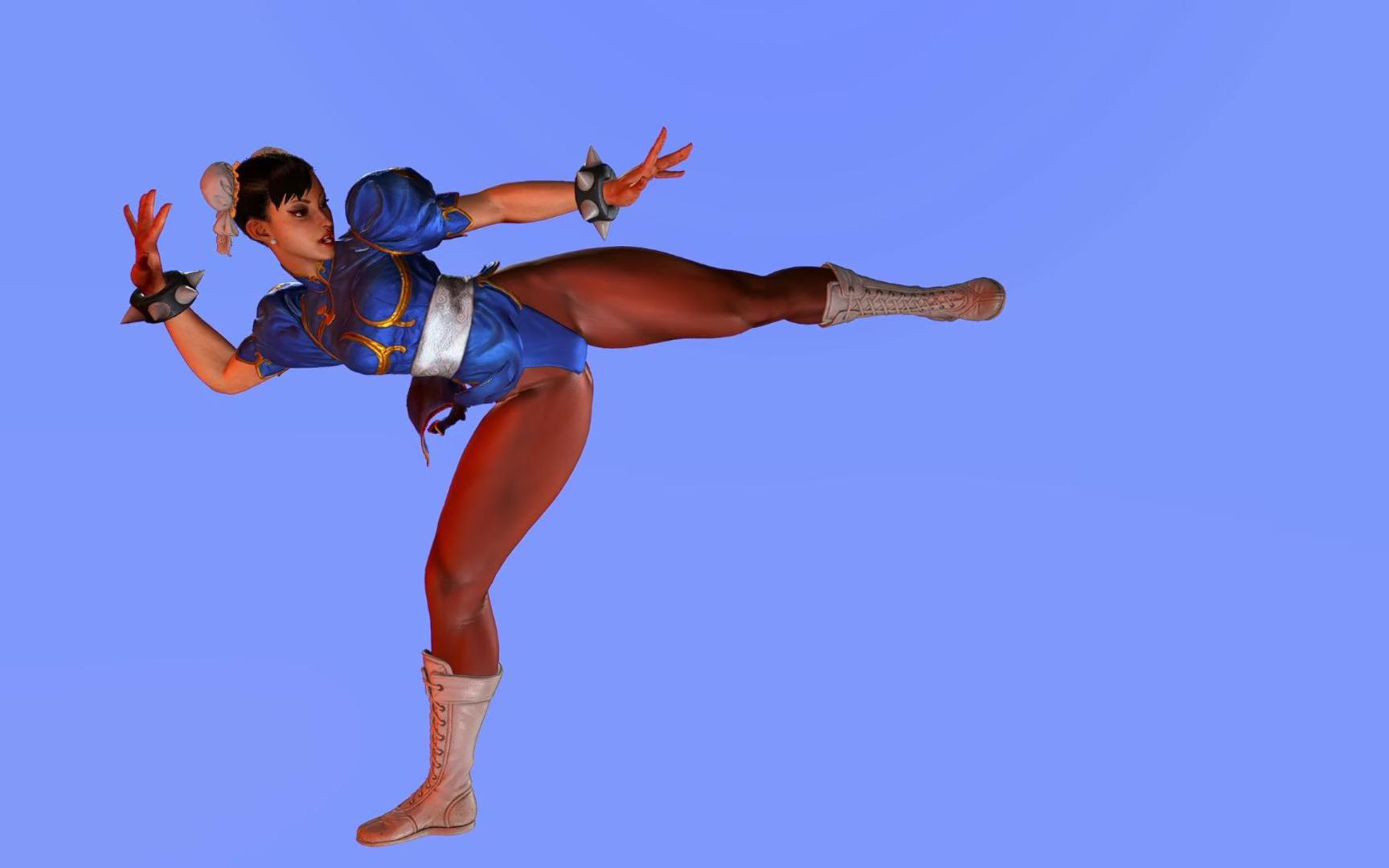 街霸6:春丽斗气冲锋慢动作回放