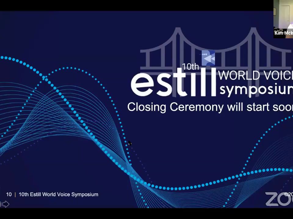 10th estill world voice symposium closing ceremony!