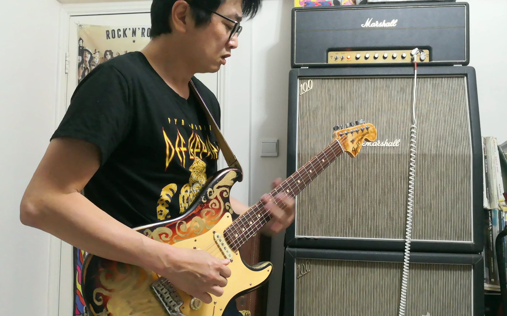 Eruption  Van Halen EVH Guitar Cover 范海伦摇滚电结他吉他翻弹Marshall Fender哔哩哔哩bilibili