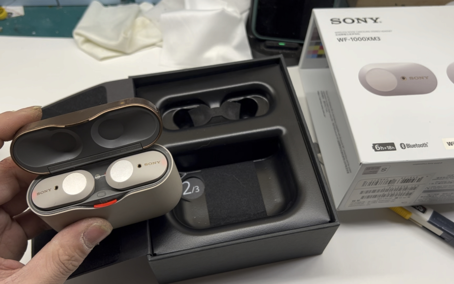 索尼wf-1000xm3 顾客更换原装电池