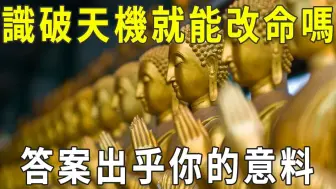 Download Video: 天机为何不可泄露？识破天机就一定能改命吗？答案出乎你的意料【晓书说】