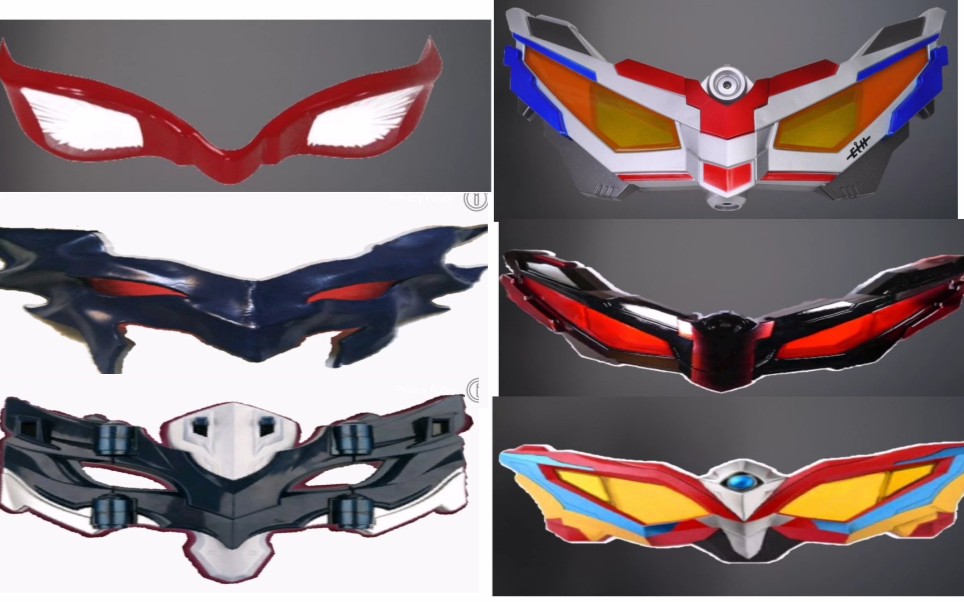 六款用奥特眼镜变身的奥特曼!