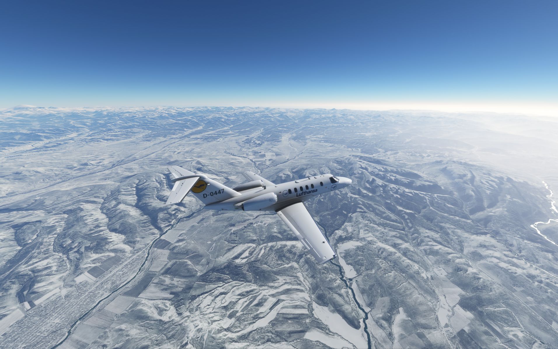 微软模拟飞行2020cj4双人机组阿斯特拉罕索契大高加索山之旅