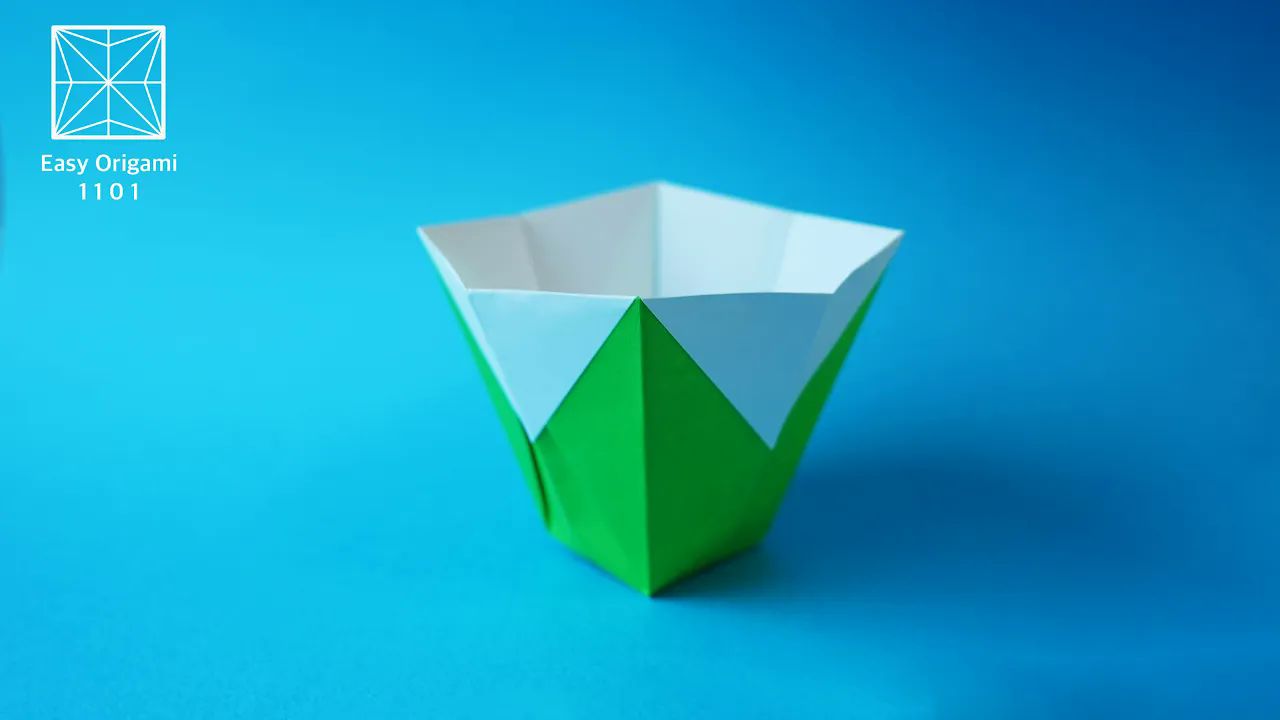 【paper crafts 1101】小杯子折纸教程