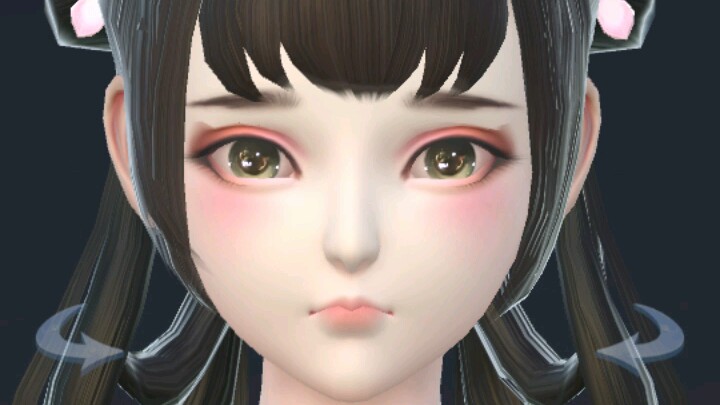 云裳羽衣捏脸系列之嘟嘴撒娇小loli篇