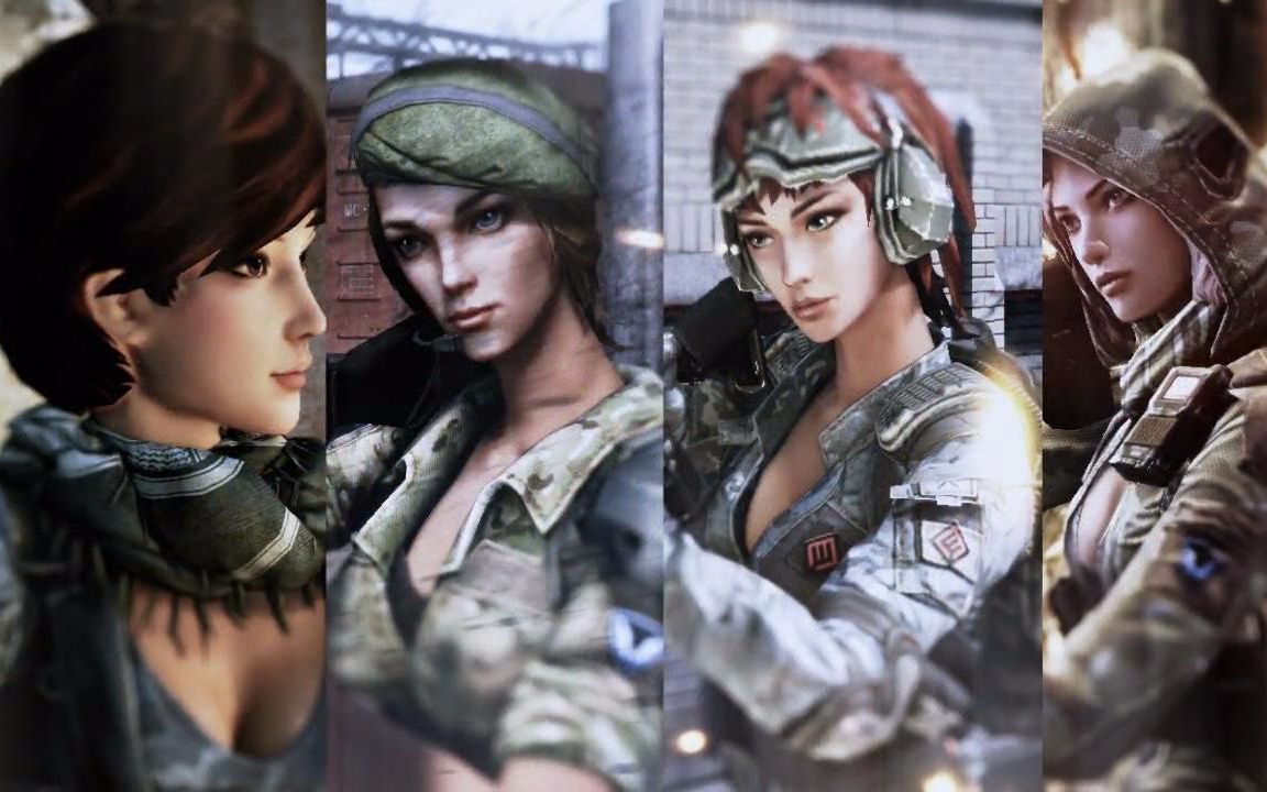 战争前线最原始的四职业女角色