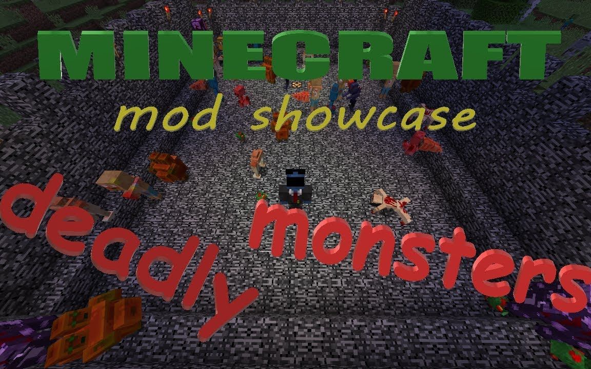 [图]Minecraft 1.12 MOD 展示 | DEADLY MONSTERS! (增加更多的怪物到你的MC!!)