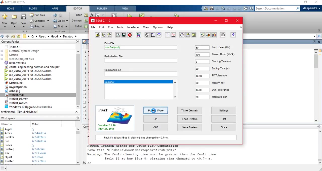 【搬运】Plotting with PSAT Toolbox in MATLAB哔哩哔哩bilibili