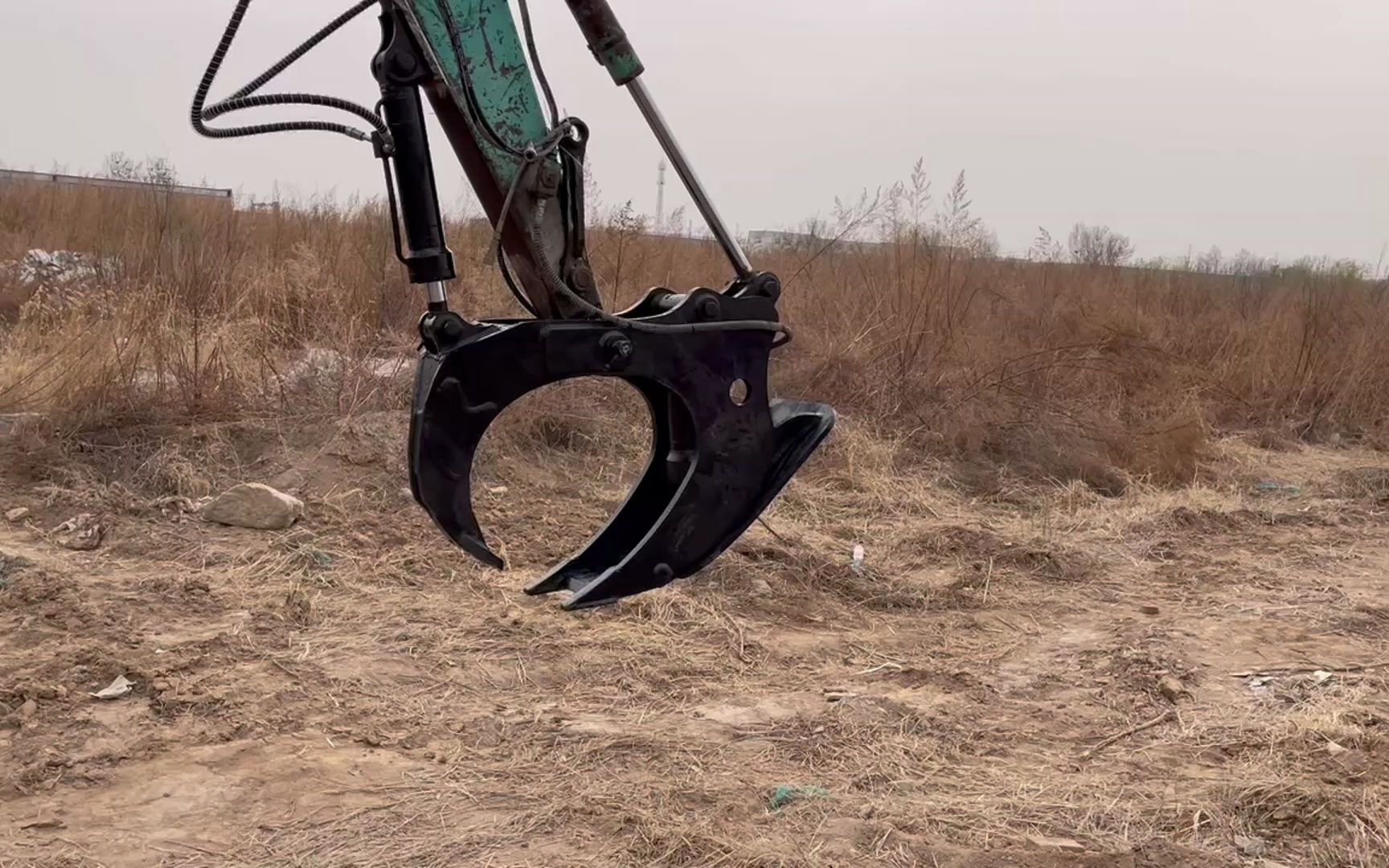 挖树根神器 挖掘机挖树双钩 挖机挖树根