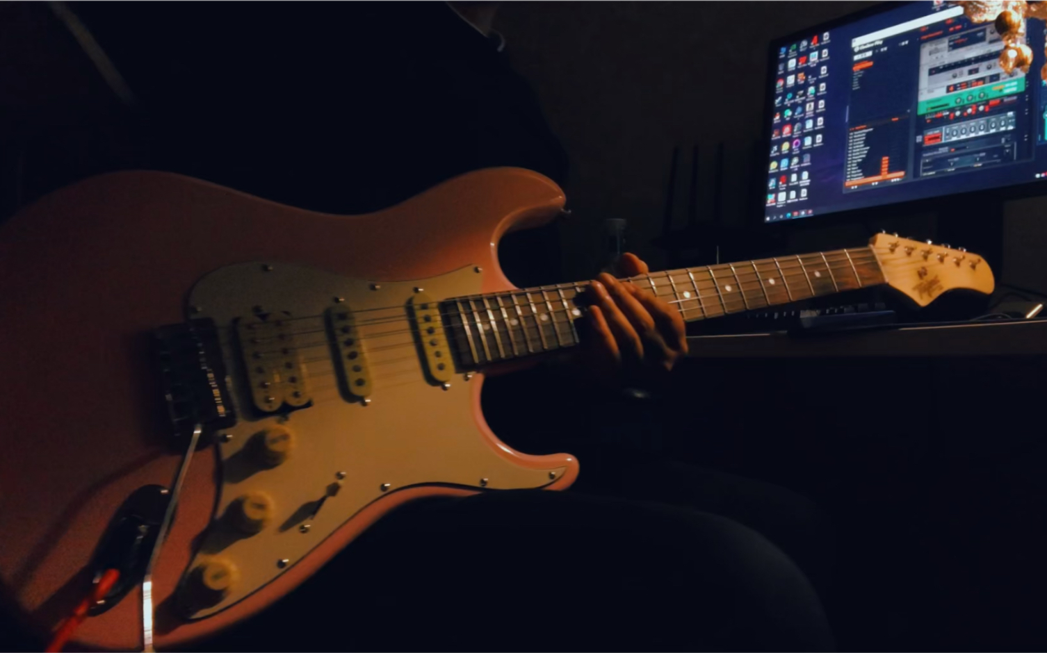 《redbone》loop 电吉他cover_哔哩哔哩_bilibili