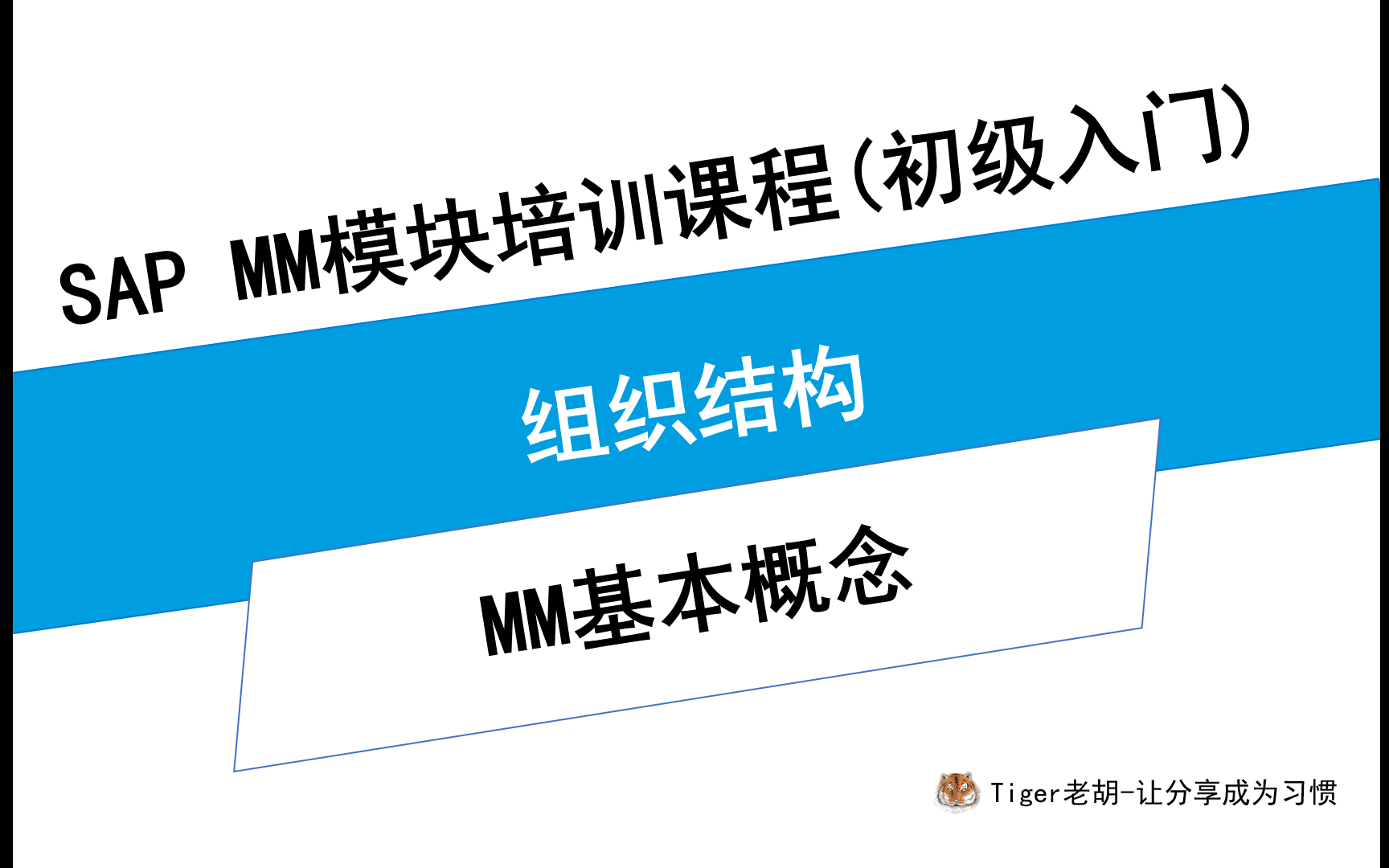 第一部分:第二课 MM模块系统概述组织结构 SAP哔哩哔哩bilibili