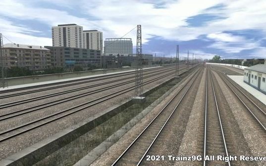 [图]Trainz2019~客电特309新城子站幺道通过