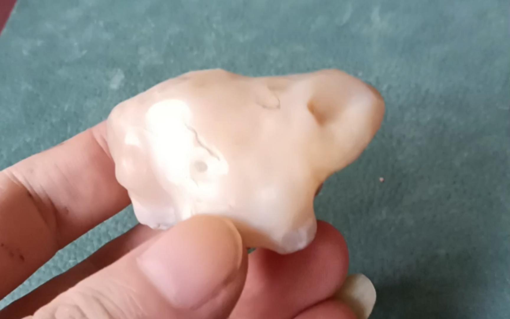 《小北极熊》,材质:沙漠漆.