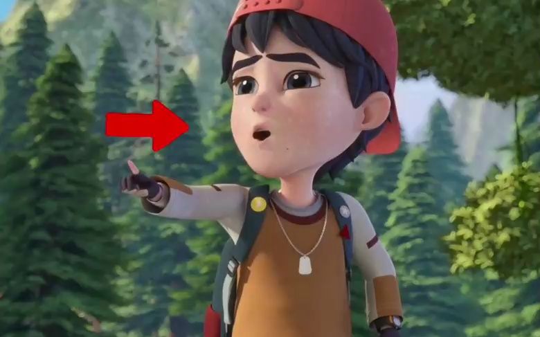 熊出没之小小世界中的细节!