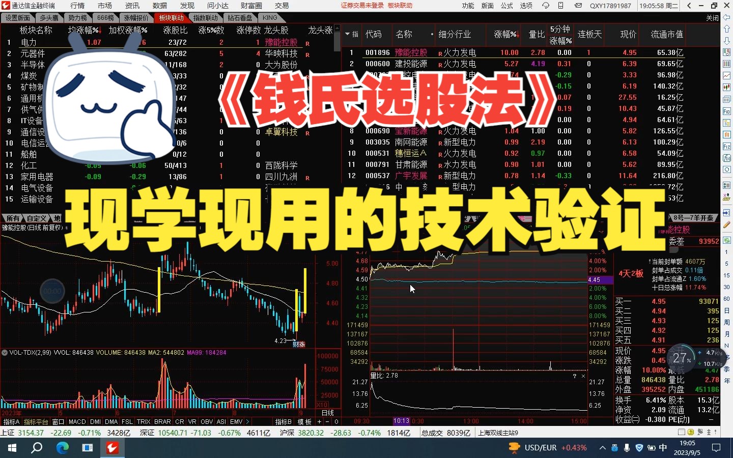 《钱氏选股法》现学现用的技术验证哔哩哔哩bilibili