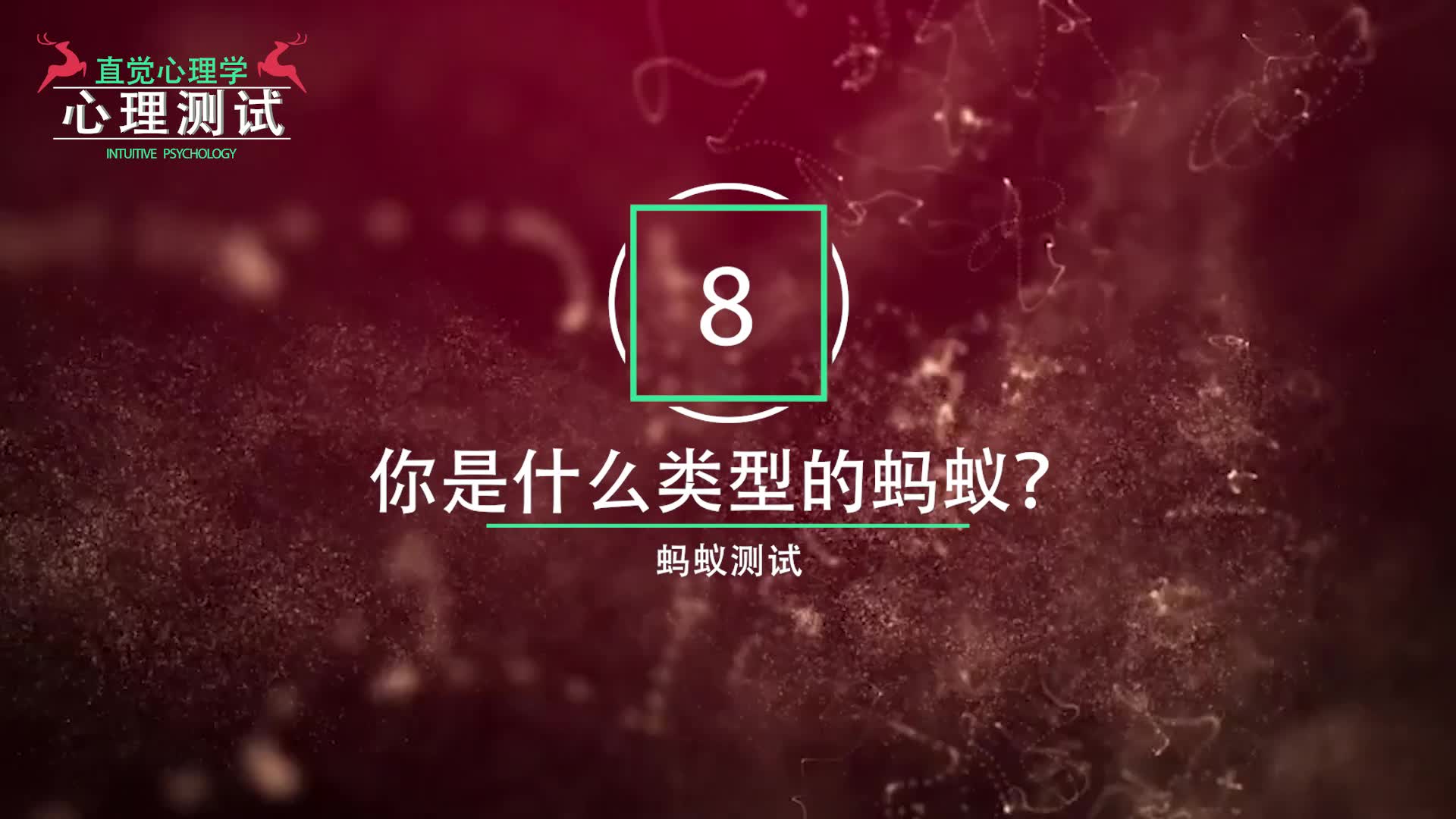 第8期直觉心理学测试:你是什么类型的蚂蚁?哔哩哔哩bilibili