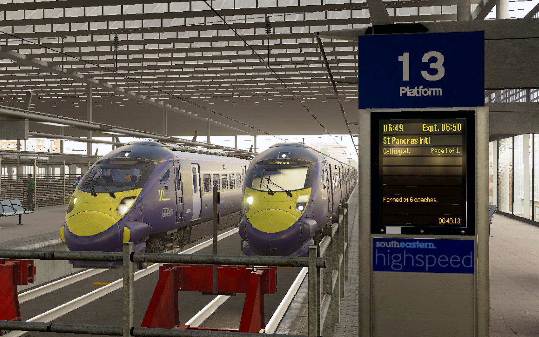 【模拟火车世界3】英国东南高铁线#6 | 早班正点到达圣潘克拉斯国际站