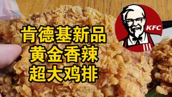 Descargar video: 肯德基终于有大鸡排了！《黄金香辣超大鸡排》