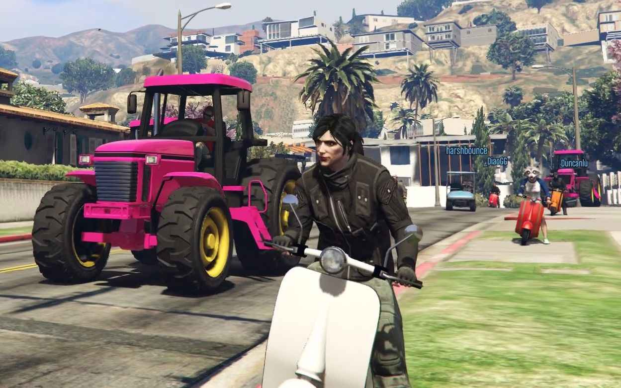 【乐美解说】gta5机车小绵羊日墙 不要怂就是怼