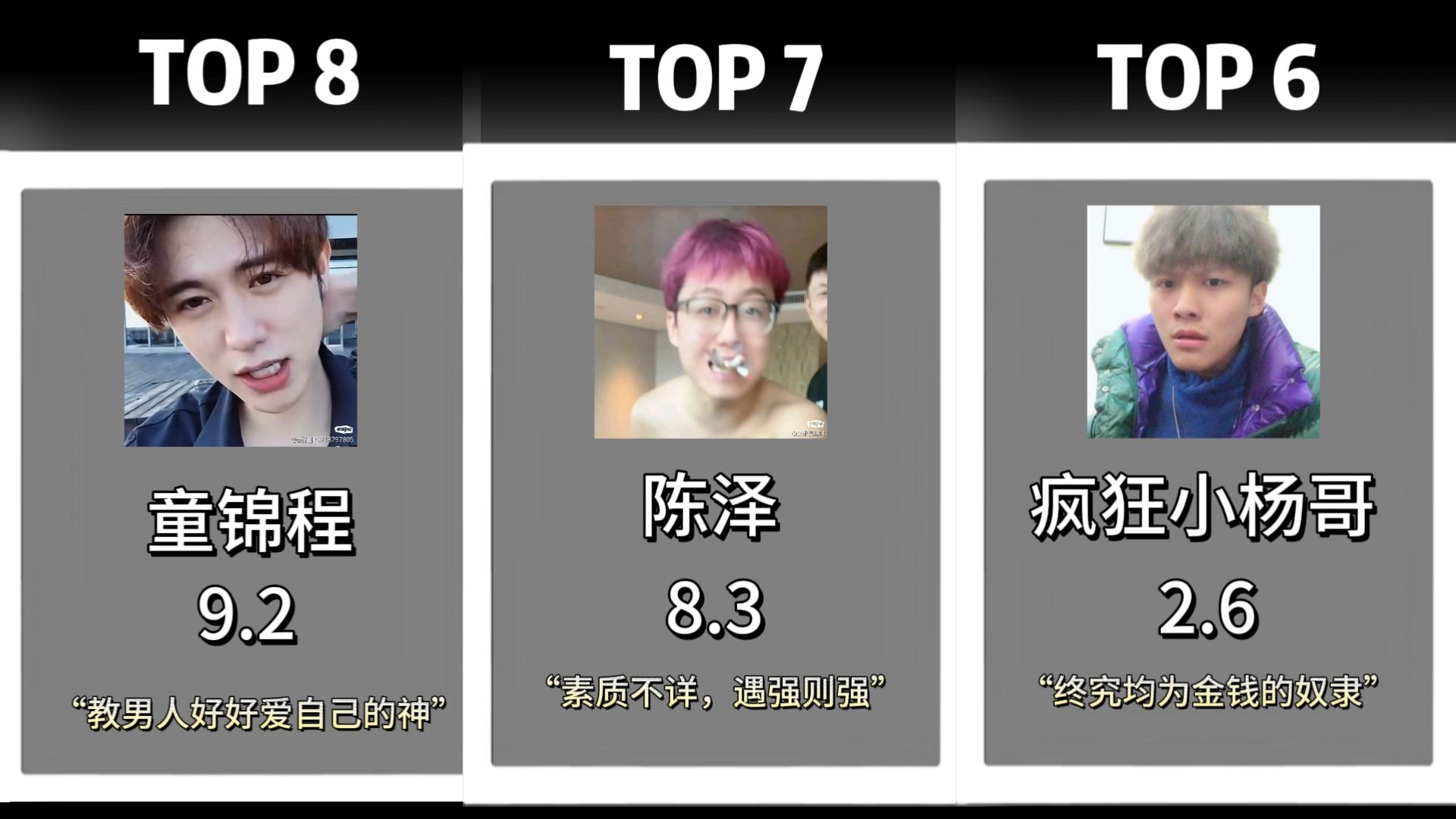 2024最受人讨厌的网红TOP10排行榜,快来看看有没有你讨厌的网红吧哔哩哔哩bilibili