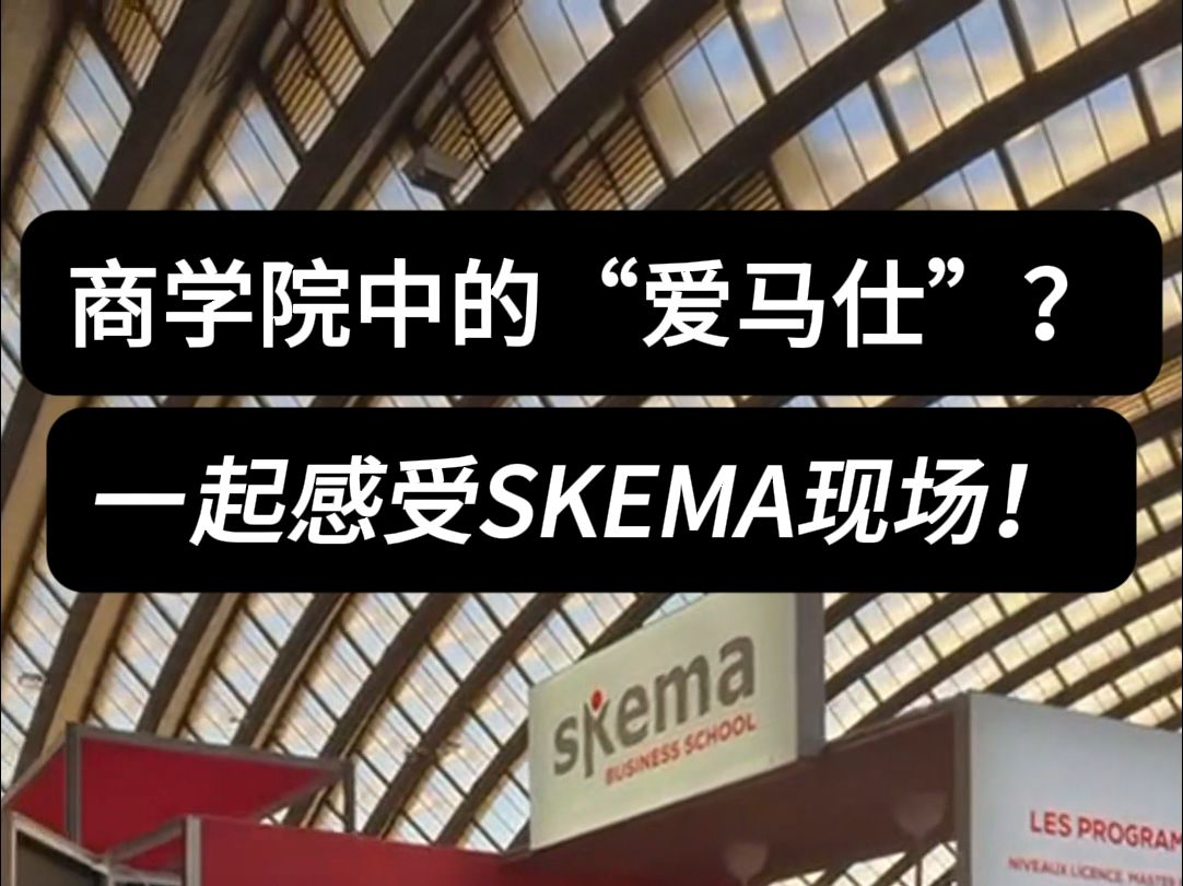 SKEMA商学院在法国有多火?哔哩哔哩bilibili