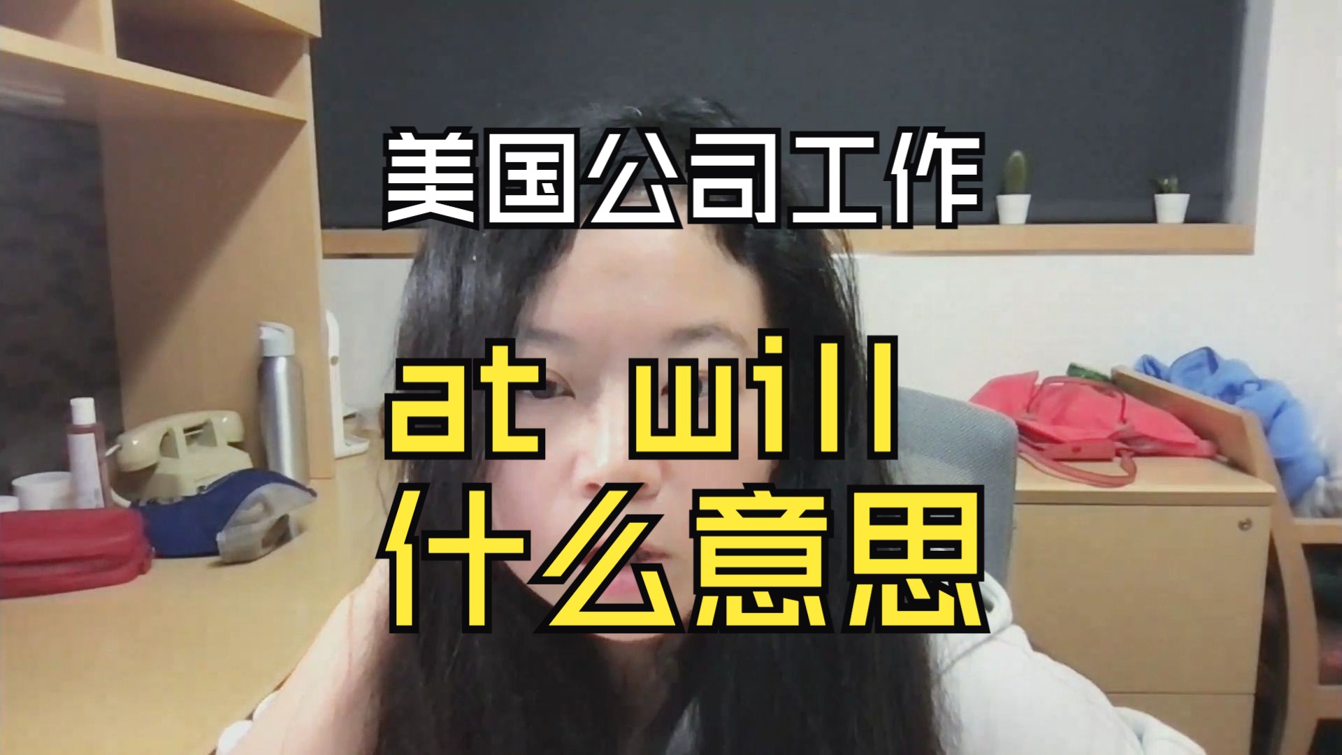 美国公司工作atwill到底什么意思?哔哩哔哩bilibili