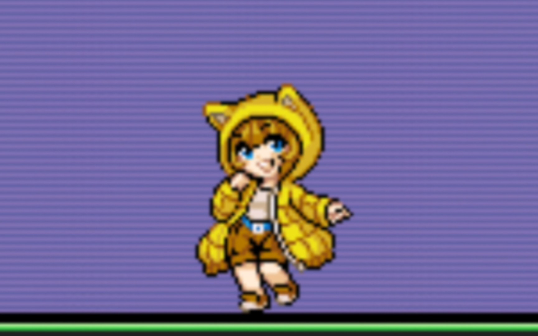 精灵宝可梦 空之花神 萌娘版 嘿嘿嘿~好像把穿山甲的风衣脱掉然后