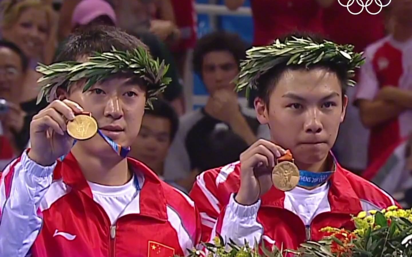 马琳陈玘2004雅典奥运会 夺冠集锦