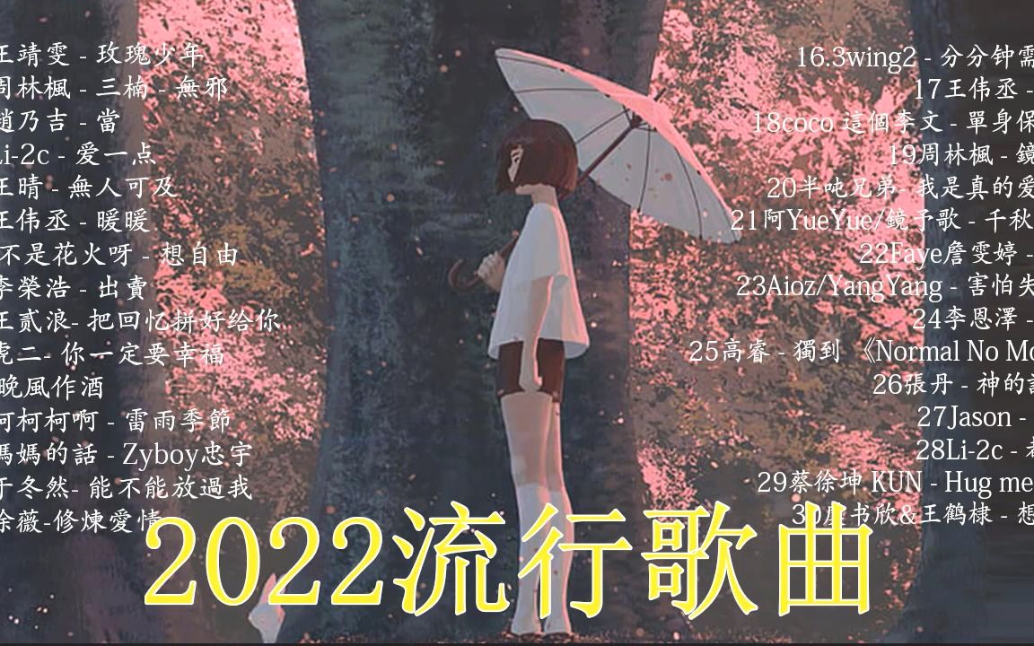 抖音神曲2022 抖音流行歌曲 2022 TIK TOK抖音音乐热门歌单  2022十二月最火的歌曲排行榜  抖音【2022十二月最火中文 )哔哩哔哩bilibili