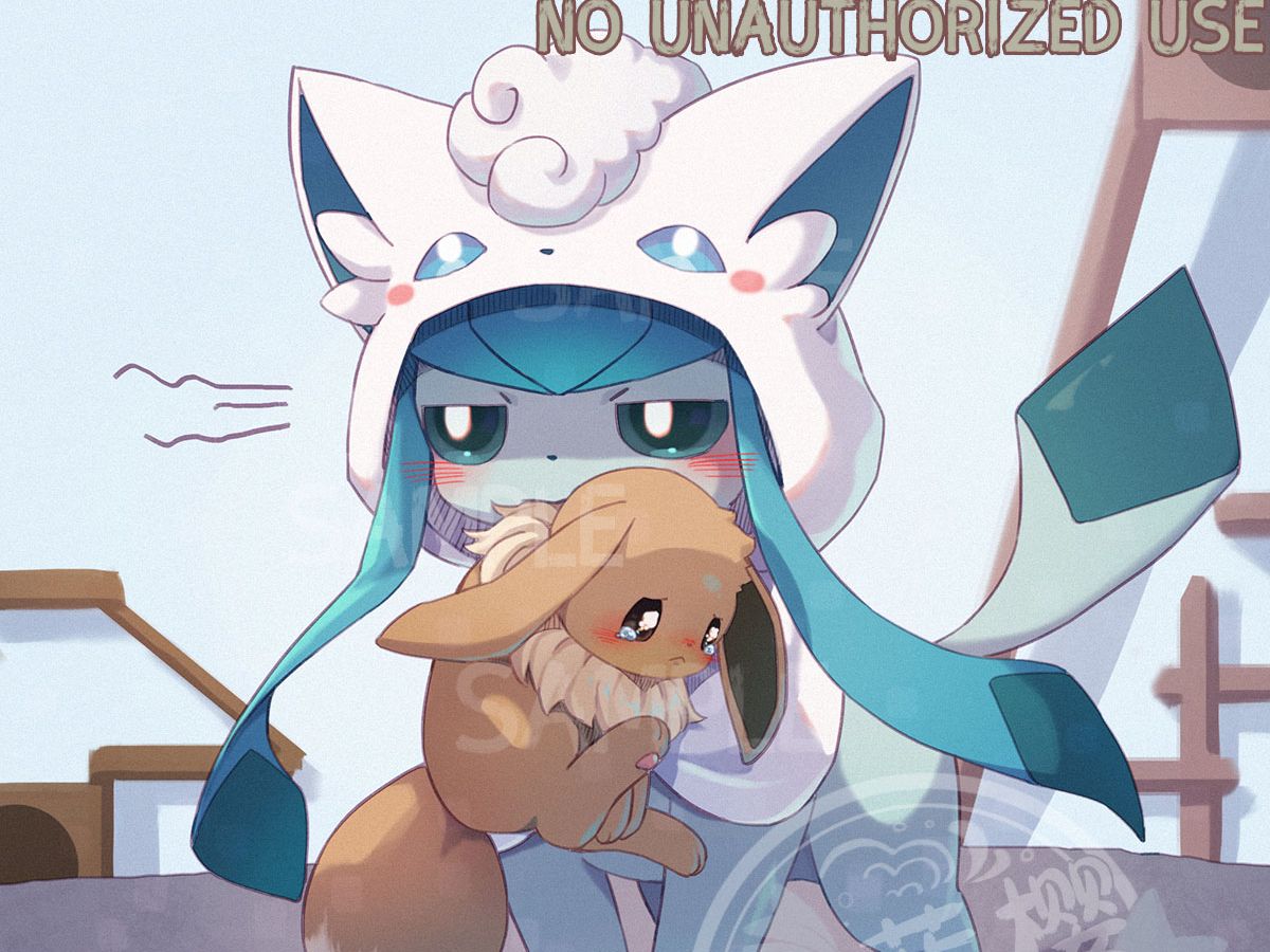 【稿件展示】冰伊布×伊布——"再不好好睡觉就打pp!