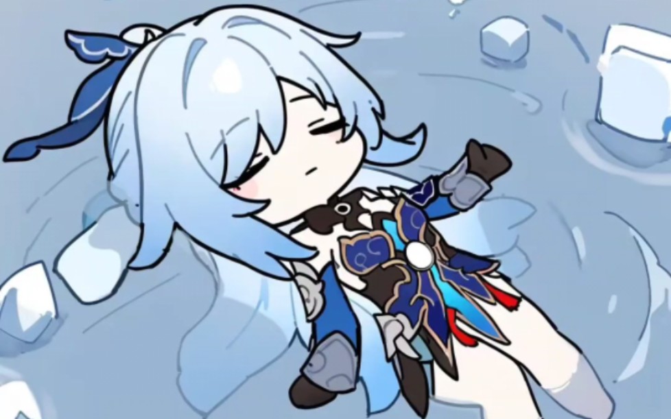 收集可爱萌萌镜流流头像表情包一张