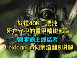 Download Video: 【战锤40K·混沌】死亡守卫的重甲精锐部队——凋零霸主终结者（Lexicanum词条渣翻&讲解）