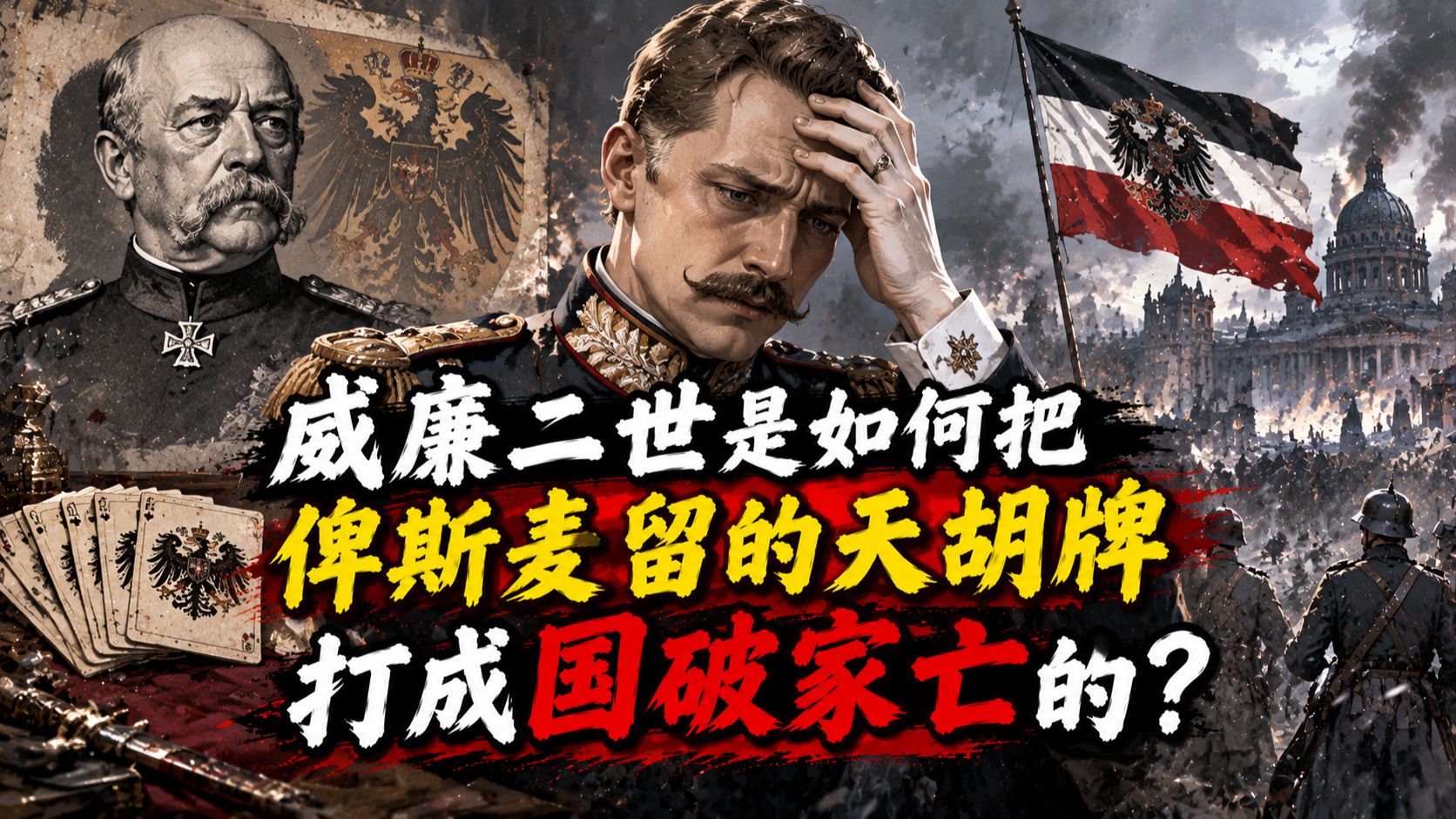 威廉二世是如何把俾斯麦留的天胡牌打成国破家亡的？