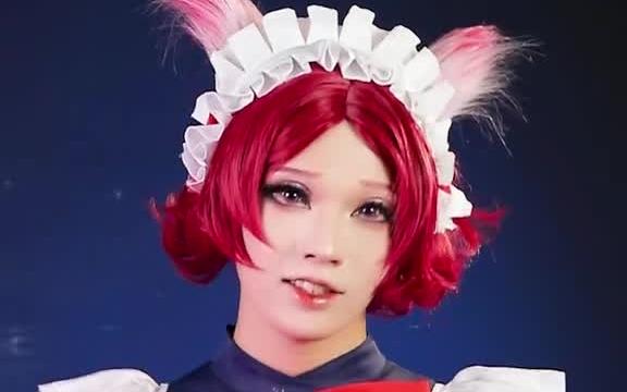 你们要的肉装妲己来了,小眼睛放大5倍全过程!