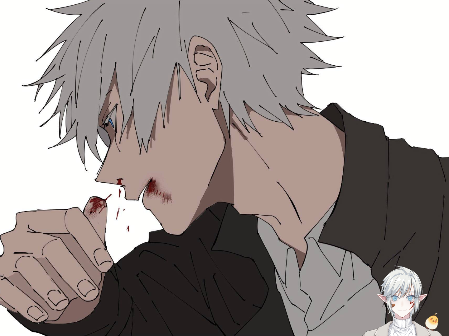 活动作品五条悟战损美丽狗卷棘前辈