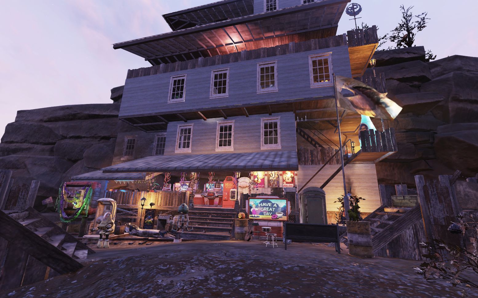 《辐射76》简单的房子建造——建在兄弟会后面的房子