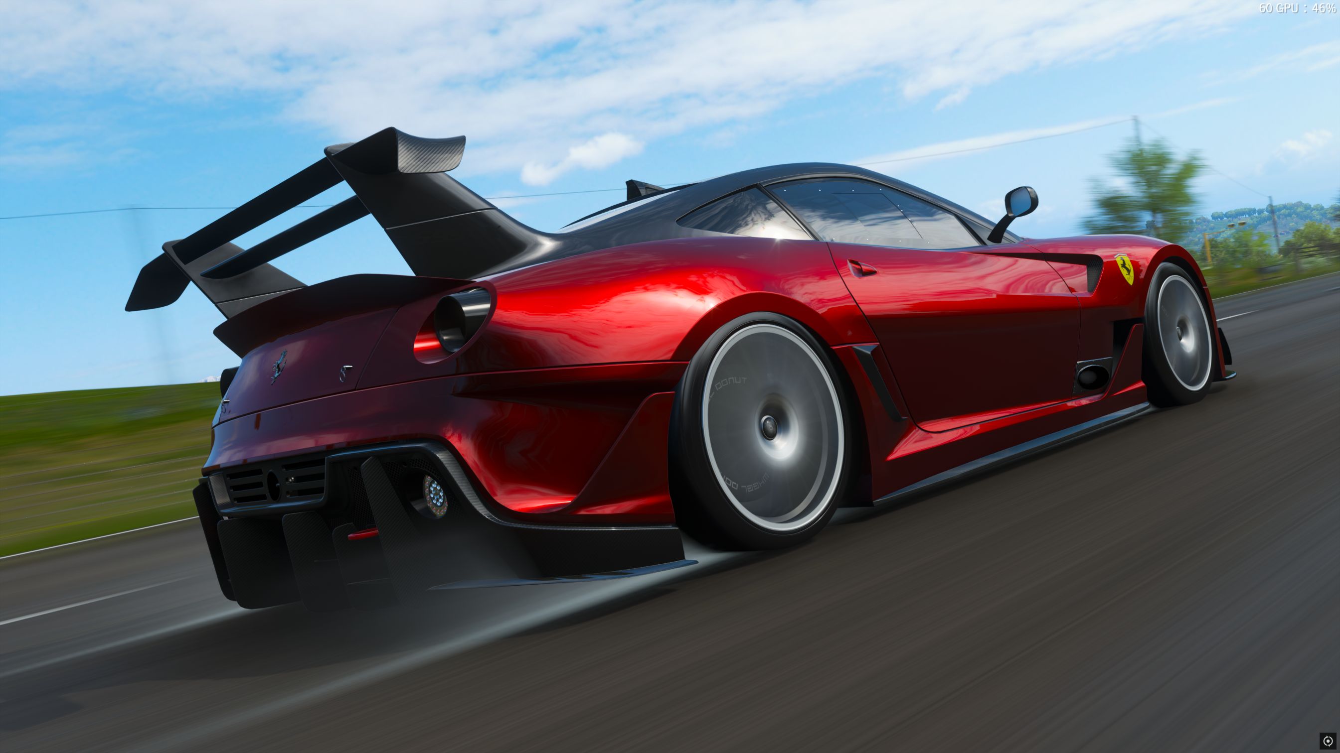 万里晴空下的真红闪电 s2 法拉利599xx evo 迎战巨