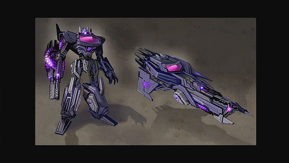 赛博坦之战 震荡波设计图