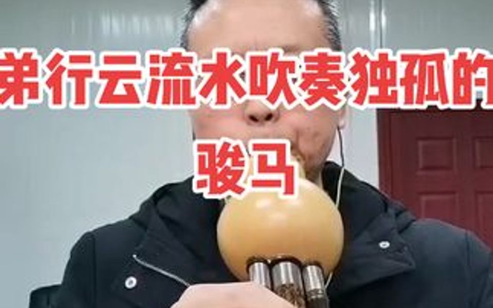 [图]徒弟行云流水学习了1年半就达到了10级吹奏孤独黑骏马的水平了。基本功扎实。比赛金奖。