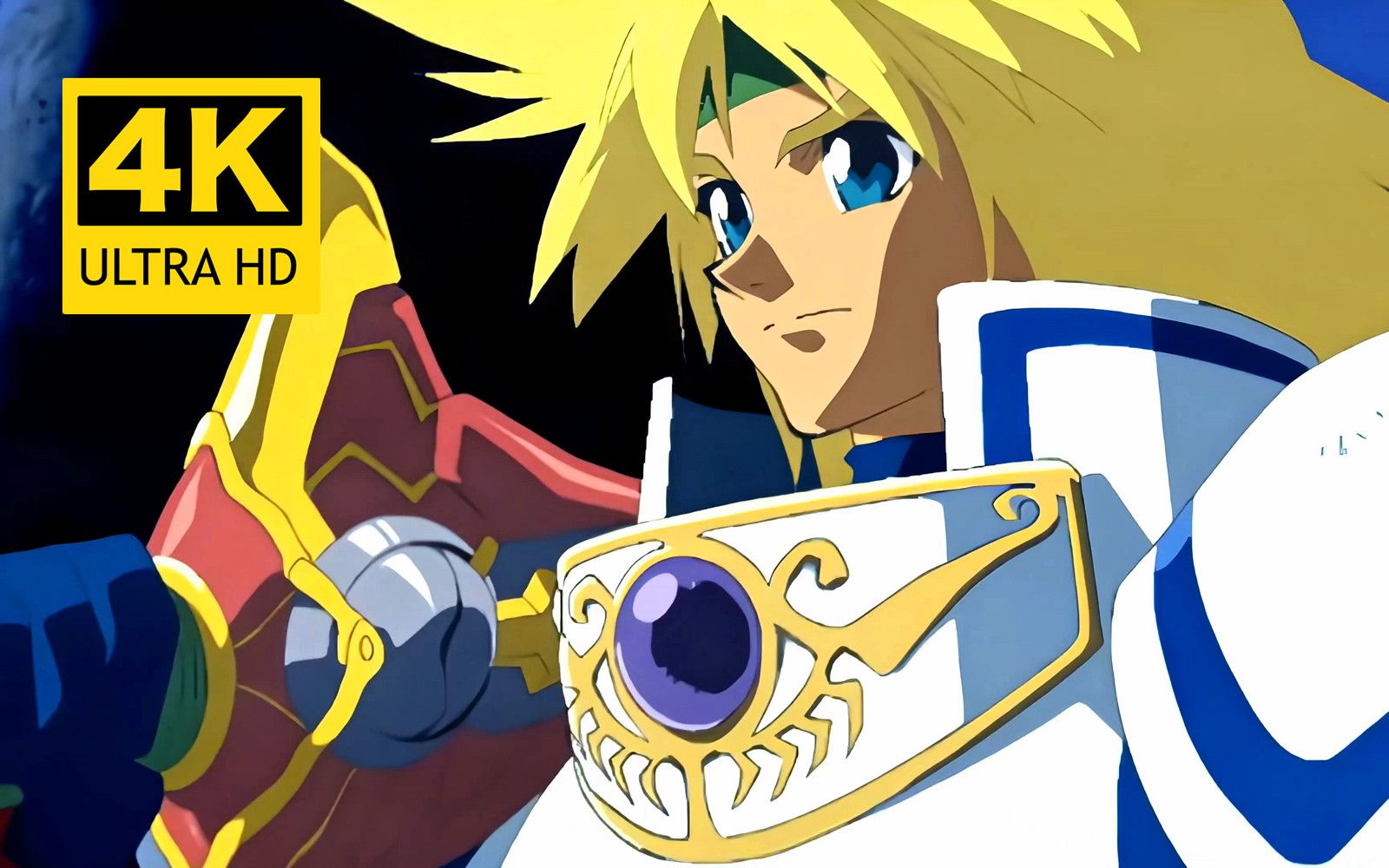 【4k】1997年ps1《宿命传说》开场动画 ai修复画质增强版