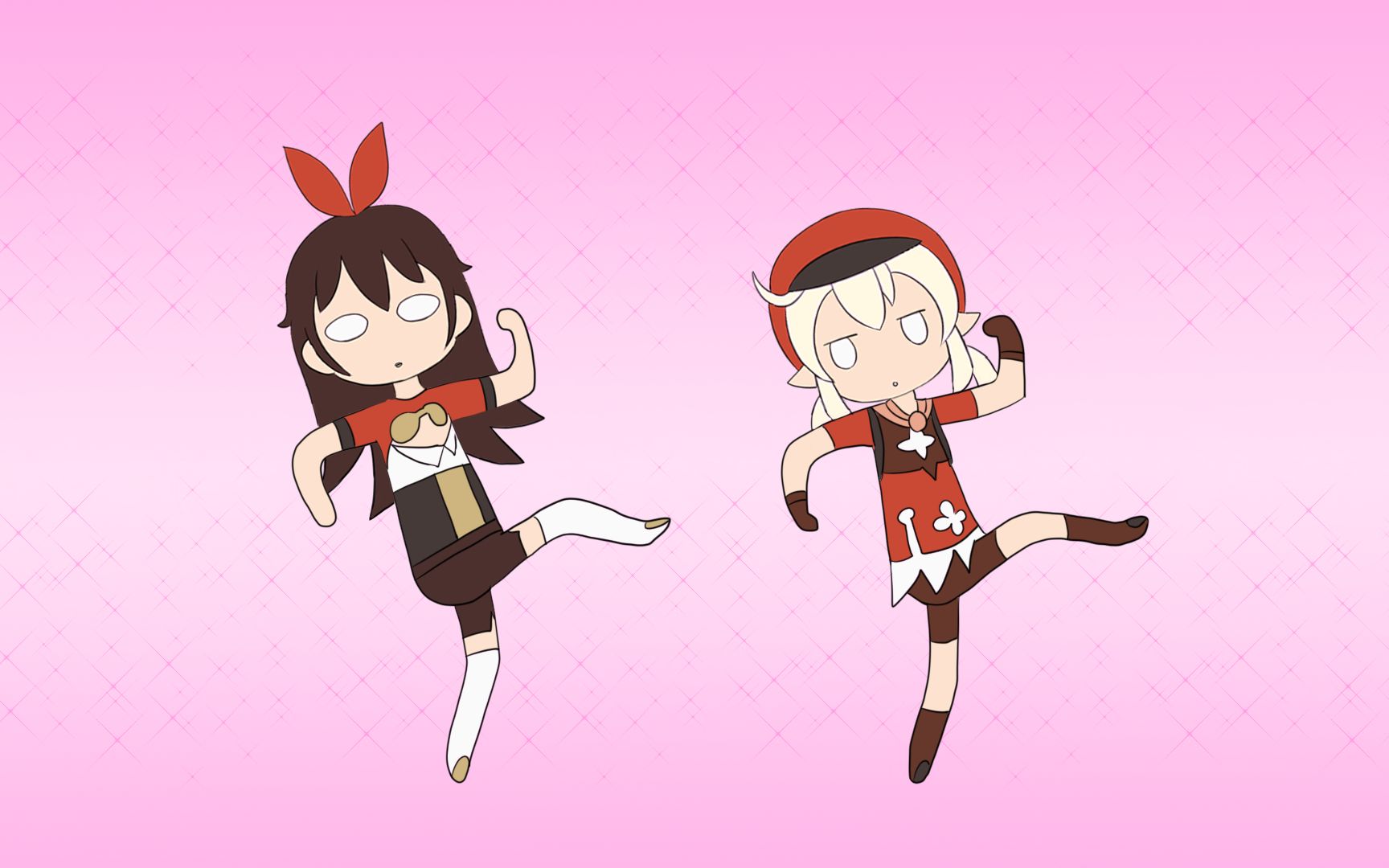 活动作品原神手书可莉宝贝爱杀宝贝ed描改