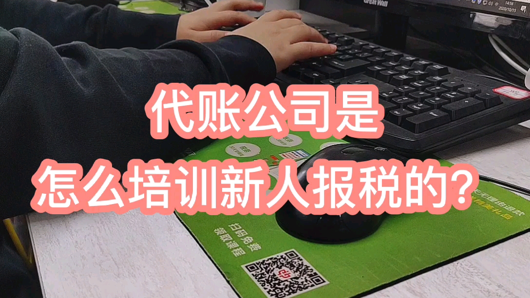 代账公司是怎么培训新人报税的?哔哩哔哩bilibili