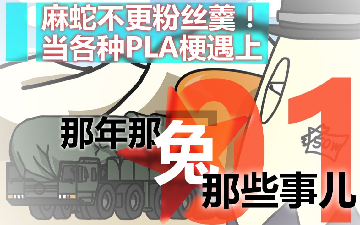 当各种PLA梗遇上《那年那兔那些事儿》 01哔哩哔哩bilibili