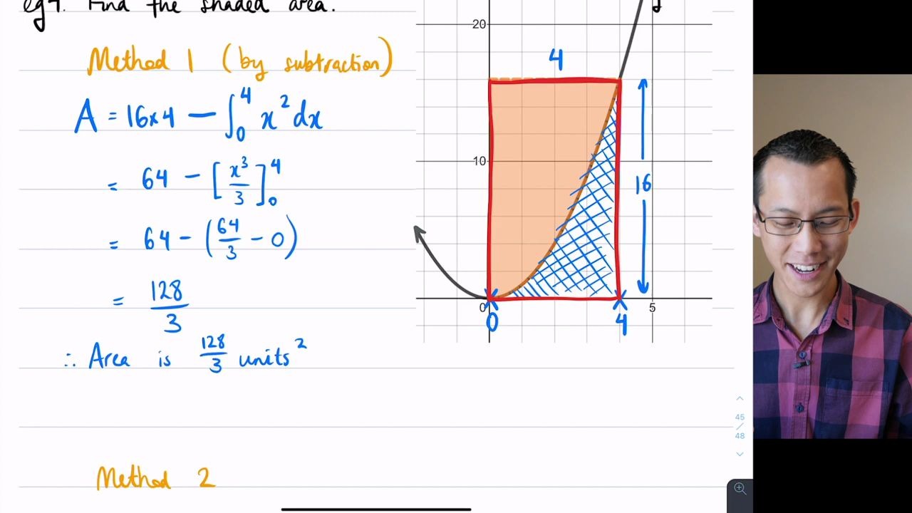 Areas by Integration (5 of 6 Integrating from the yaxis)哔哩哔哩bilibili