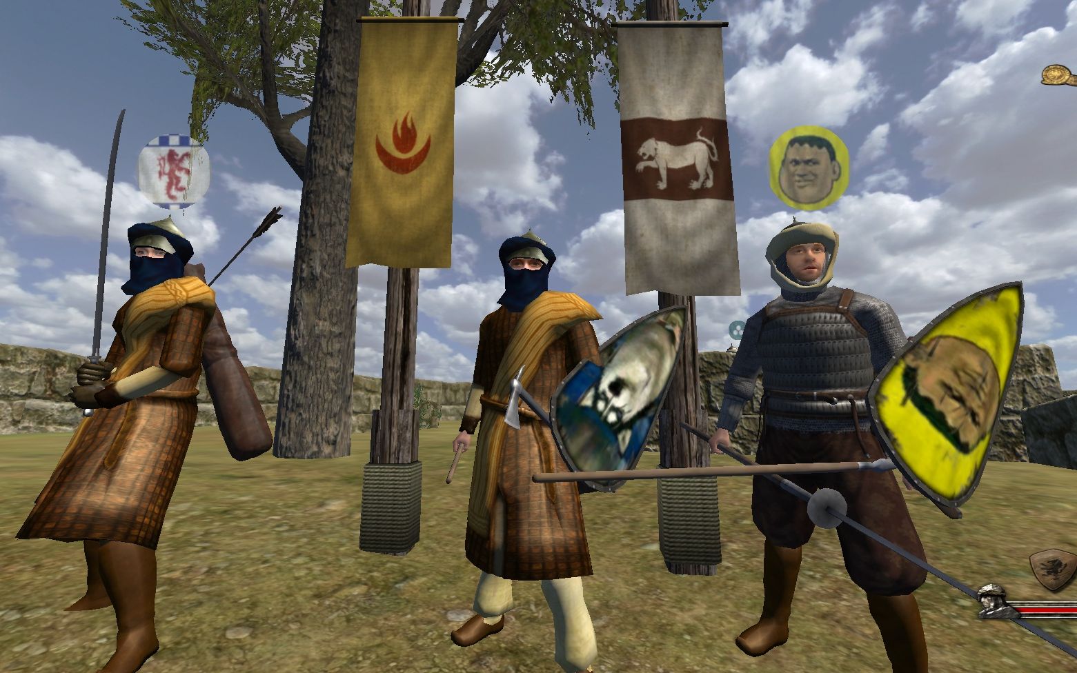 [骑砍战团联机]一个废物萨兰德投掷兵的挨打日常_骑砍