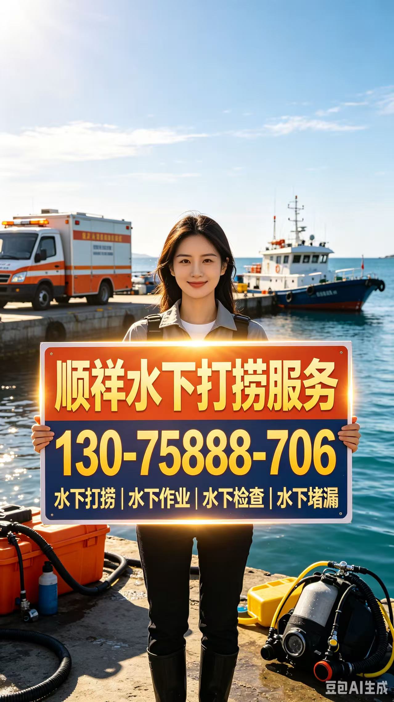 无锡市宜兴市水下打捞救援队130-75888-706