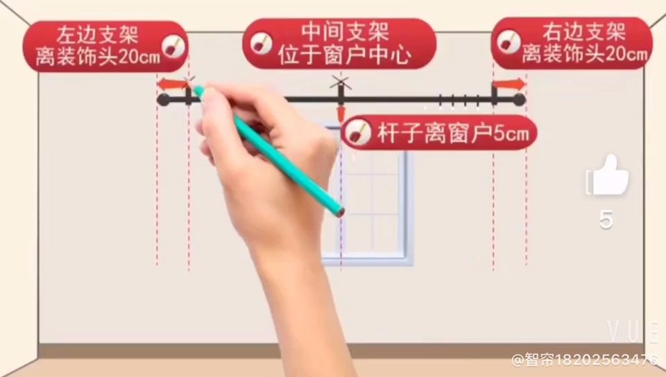 万熙旗舰店 罗马杆安装哔哩哔哩bilibili