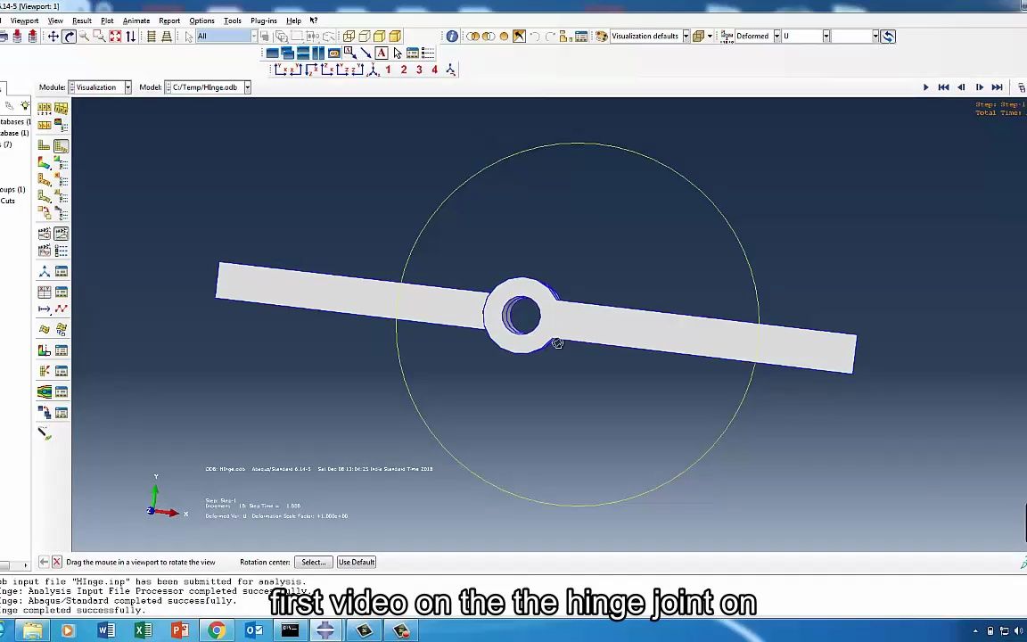 Abaqus 铰接第2部分哔哩哔哩bilibili