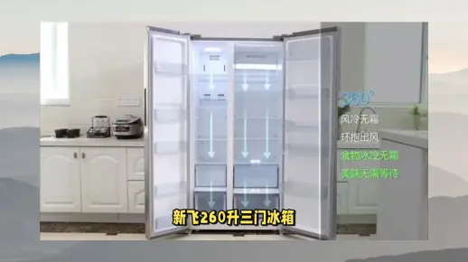 好价优惠】新飞260升三门冰箱到底咋样，能否入手，来看评测