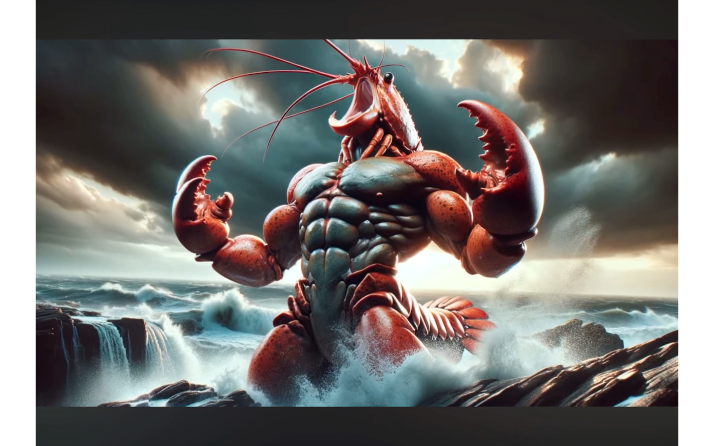 励志小虾-硬气的龙虾拉里